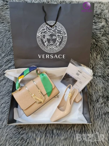 обувки на ток versace , снимка 8 - Дамски обувки на ток - 51307138