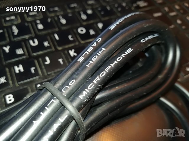 high quality prifessional microphone cable-кабел микрофон 2605221011, снимка 7 - Микрофони - 36878685