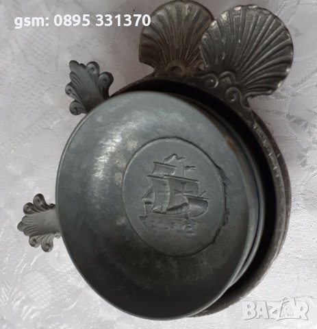 Колекция от 4 бр античен тестер на вино, метал, чаша, снимка 5 - Колекции - 39790307