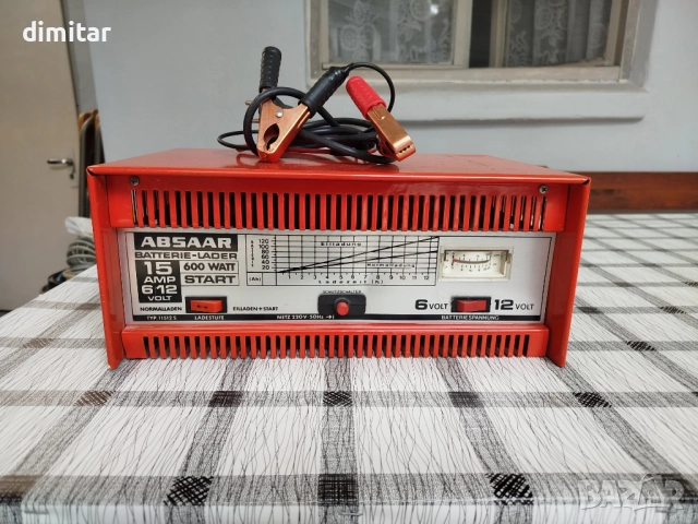 Бързо зарядно за акумулатор  ABSAAR 600 W - 6- 12 V, снимка 2 - Аксесоари и консумативи - 51855756