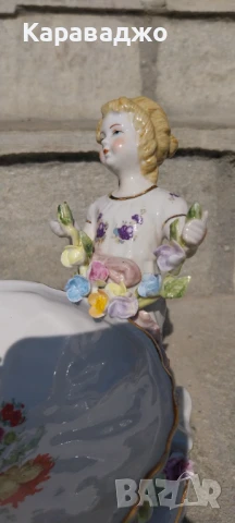 Порцеланова Композиция Бонбониера, снимка 6 - Статуетки - 50968732