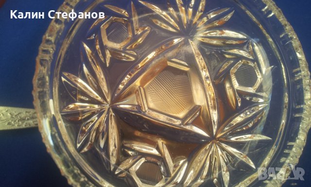 Кристални купички за сладко, ръчна гравюра – 6 бр , снимка 4 - Чинии - 38066587