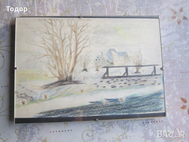 Стара картина графика , снимка 4 - Картини - 27398907