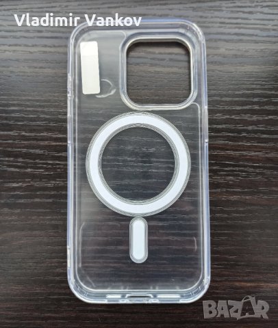 Прозрачен калъф гръб кейс / MagSave clear case за iPhone 15 pro, снимка 3 - Калъфи, кейсове - 43742791