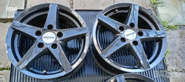 4бр ляти джанти 6.5J15 ЕТ45. 5x112. Ronal. KBA47368. Свалени са от Passat., снимка 4 - Гуми и джанти - 49878616