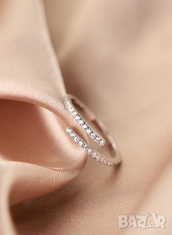Тотална  разпродажба - 50% Сребърен пръстен регулируем /2319/, снимка 4 - Пръстени - 33156430