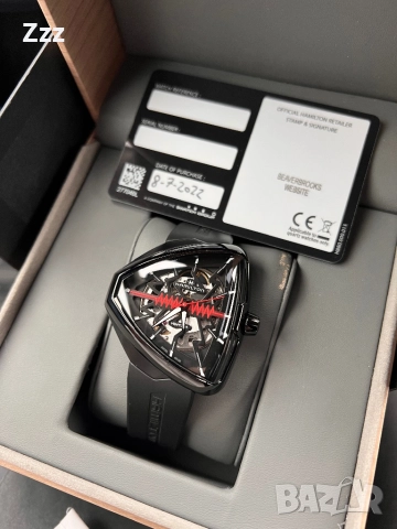 Hamilton Ventura Elvis 80 Skeleton H24535331, снимка 4 - Мъжки - 52337354