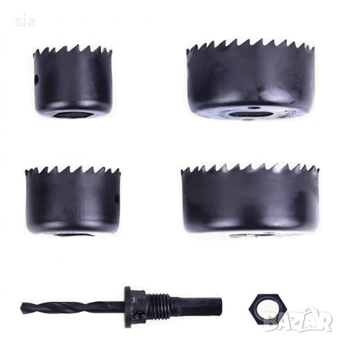 Фрези за дърво, пластмаса, свредло, 6бр