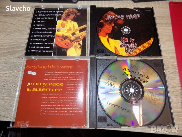 Компакт дискове на Jimmy Page & Albert Lee – Everything I Do Is Wrong/Jimmy Page – It's A Bloody Lif, снимка 2 - CD дискове - 39331408