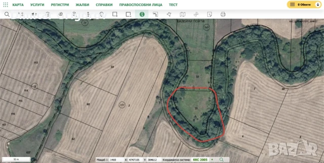 земя до река, снимка 3 - Земеделска земя - 50749526