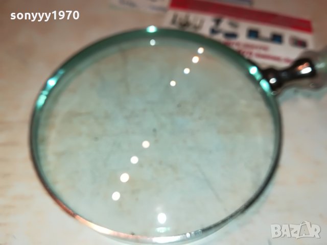 поръчана-лупа инокс стъклена дръжка-внос германия 2807211025, снимка 13 - Антикварни и старинни предмети - 33648452