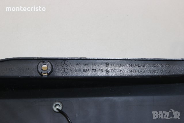 Задна броня Mercedes W169 facelift A-Class (2008-2012г.) A1698857425 с отвори за парктроник, снимка 10 - Части - 43940767