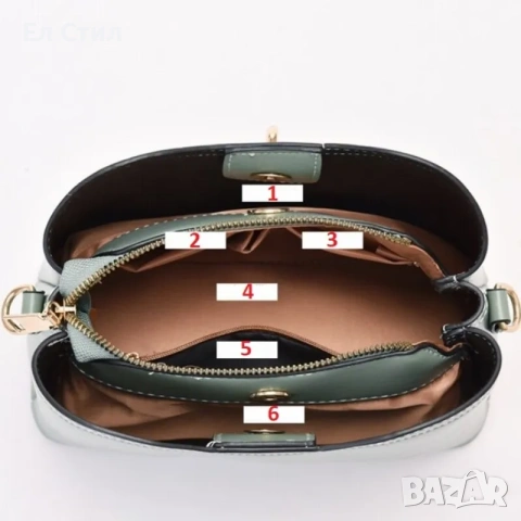 💕Дамска чанта с висулка - пеперуда, снимка 6 - Чанти - 53562840