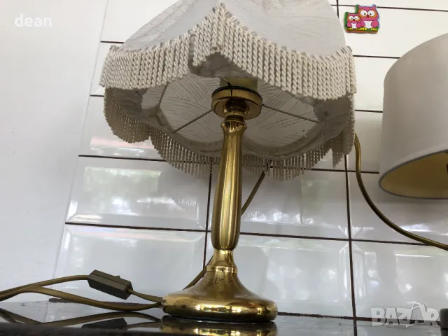 Vintage нощна лампа, снимка 3 - Настолни лампи - 48561139