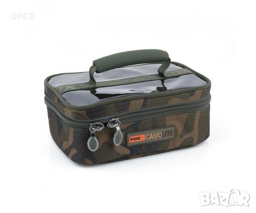 Чанта с бурканчета за стръв - FOX Camolite Glug 8 Pot Case, снимка 2 - Такъми - 38886716