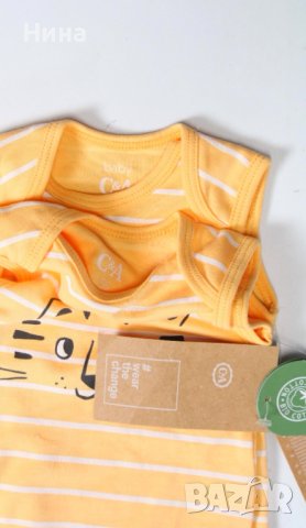 Бебе боди C&А в оранж, снимка 2 - Бодита за бебе - 37791952