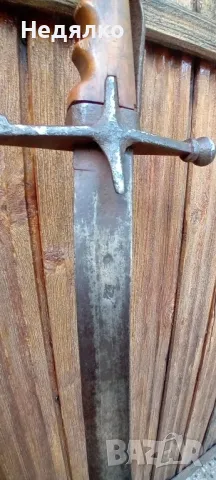 Шамшир,стара сабя с кания,уникална, снимка 5 - Антикварни и старинни предмети - 47452073