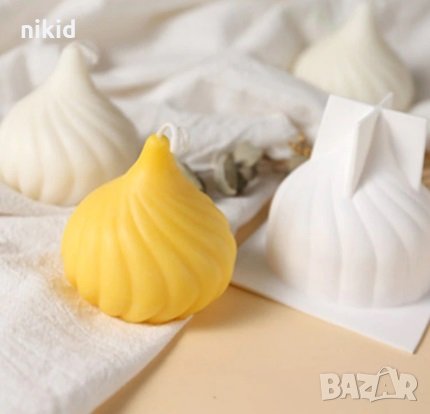 3D висок голям Купол Целувка силиконов молд форма торта декорация фондан шоколад гипс свещ калъп, снимка 2 - Форми - 27215986