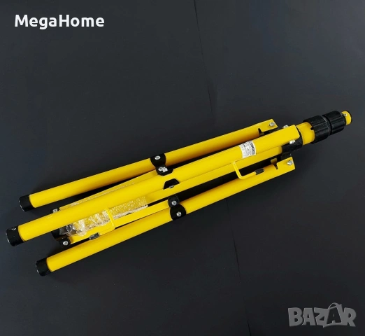 Стойка за прожектори и фенери, Тип трипод, Алуминий, Жълт, 60/160 см, снимка 4 - Други - 53061288