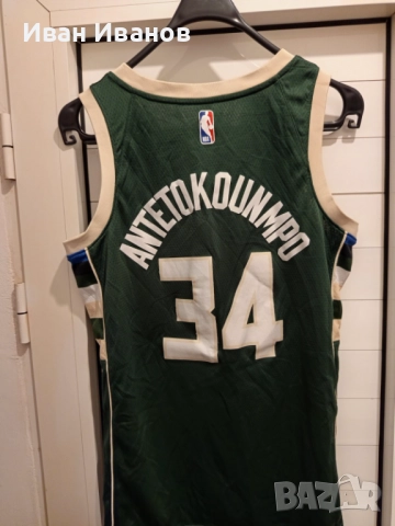 Чисто нов оригинален потник на Milwaukee Bucks - Giannis Antetokounmpo, снимка 3 - Баскетбол - 51651699