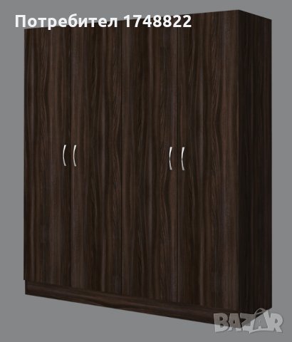 Гардероб " Аполо" 6 четирикрилен, снимка 3 - Гардероби - 28150019