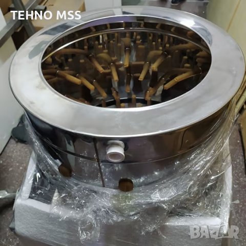 ПРОМО Машина за скубане на пера, Скубачка за кокошки, бройлери INOX MS-60 Безплатна доставка, снимка 10 - Други машини и части - 42916441