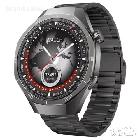 SK40 Smart Watch – Смарт часовник с 1,53″ дисплей, пулсомер в сребристо, снимка 2 - Смарт часовници - 51882005