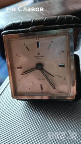 Antique Junghans Bivox Clock, 7 jewels , снимка 3 - Мъжки - 50621916