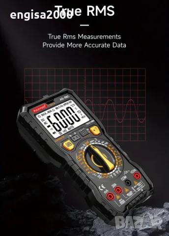 Професионален цифров мултиметър Aicevoos - 6000 TRMS, снимка 14 - Друга електроника - 49225963