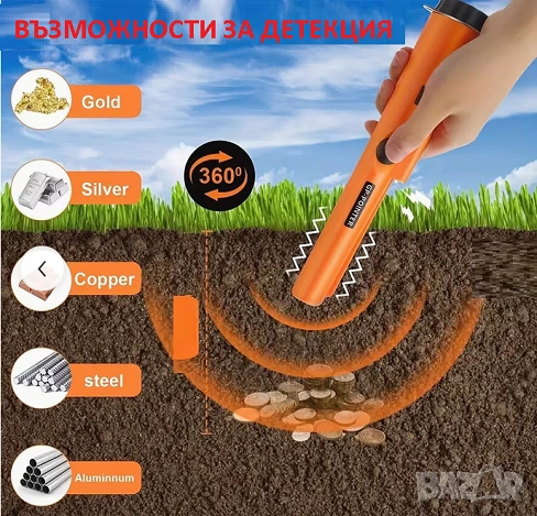  Професионален пинпойнтер GP - метал детектор , снимка 3 - Други инструменти - 47146396