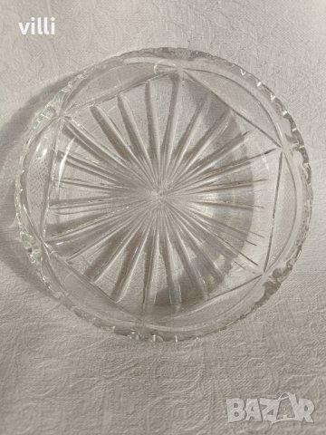 Кристална купа ядки / салати, снимка 2 - Чинии - 43421713