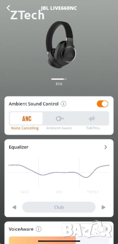 JBL Live 660NC Bluetooth Слушалки, снимка 7 - Bluetooth слушалки - 52585131