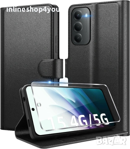 Кожен Калъф Тип Тефтер за Xiaomi Redmi 15 4G