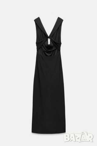 Нова прелест  Zara, размер L, с етикет цена 39лв    Перфектна за специални поводи, коктейли и вечерн, снимка 5 - Рокли - 52349023