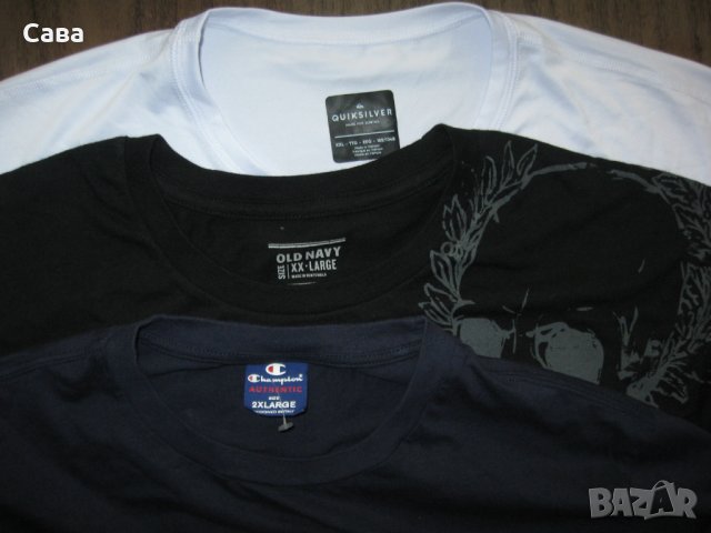 Тениски CHAMPION, QUIKSILVER  мъжки,Л-ХЛ,2-3ХЛ