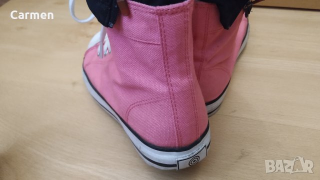 Розови високи кецове с цип - Revolution, снимка 5 - Кецове - 32972540