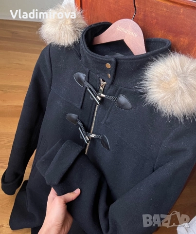 Дамско вълнено палто Mango, снимка 2 - Якета - 52512192