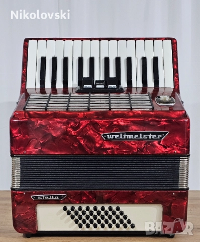 Акордеон Weltmeister Stella , снимка 2 - Акордеони - 52600810