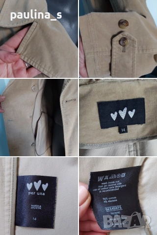 Два броя / Еластично манто "Asos" и Three hearts❤️❤️❤️" by Marks & Spencer, снимка 18 - Палта, манта - 44599394