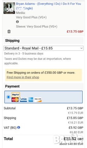 Предлагам ви големия хит на Браян Адамс от филма Робинсън Худ на плоча-макси сингъл:  Bryan Adams ‎–, снимка 7 - Грамофонни плочи - 51840695