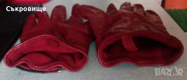 Дамски кожени ръкавици, снимка 5 - Ръкавици - 38710955
