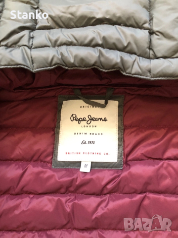 Пухено яке Pepe Jeans , снимка 2 - Якета - 52253133