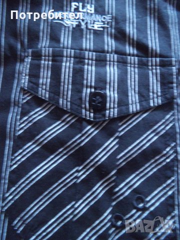 Мъжка риза с дълъг ръкав М-Л, снимка 6 - Ризи - 28696025