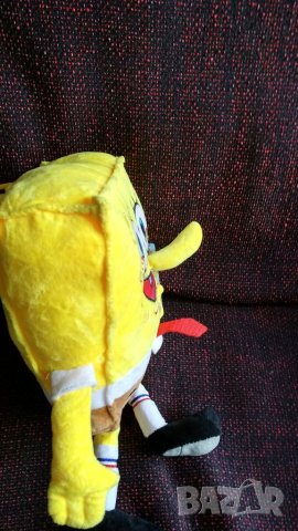 Среден спондж боб,с 3 Д нос,с бродерия, снимка 2 - Плюшени играчки - 33232585
