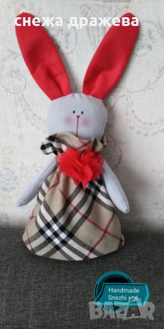 Текстилна декорация зайченце-момченца и момиченца, снимка 3 - Кукли - 28161803