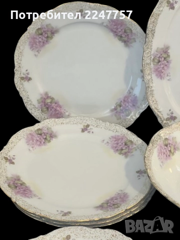 Сервиз за хранене за 6 души порцелан , снимка 16 - Антикварни и старинни предмети - 52117431