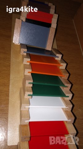 Монтесори цветни сензорни кутии 3бр. ПЪЛЕН КОМПЛЕКТ, снимка 7 - Образователни игри - 38857460