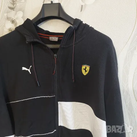 Puma Ferrari SF Motorsport Hooded Sweat горнище / суитчър размер ХХЛ, снимка 13 - Спортни дрехи, екипи - 48535219