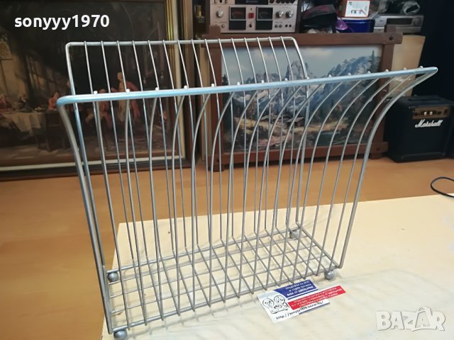 МЕТАЛНА ПОСТАВКА ЗА СПИСАНИЯ 2005231831, снимка 2 - Колекции - 40769397