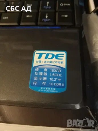 Нетбук TDE UB-1000 10.2", снимка 3 - Лаптопи за дома - 28255224